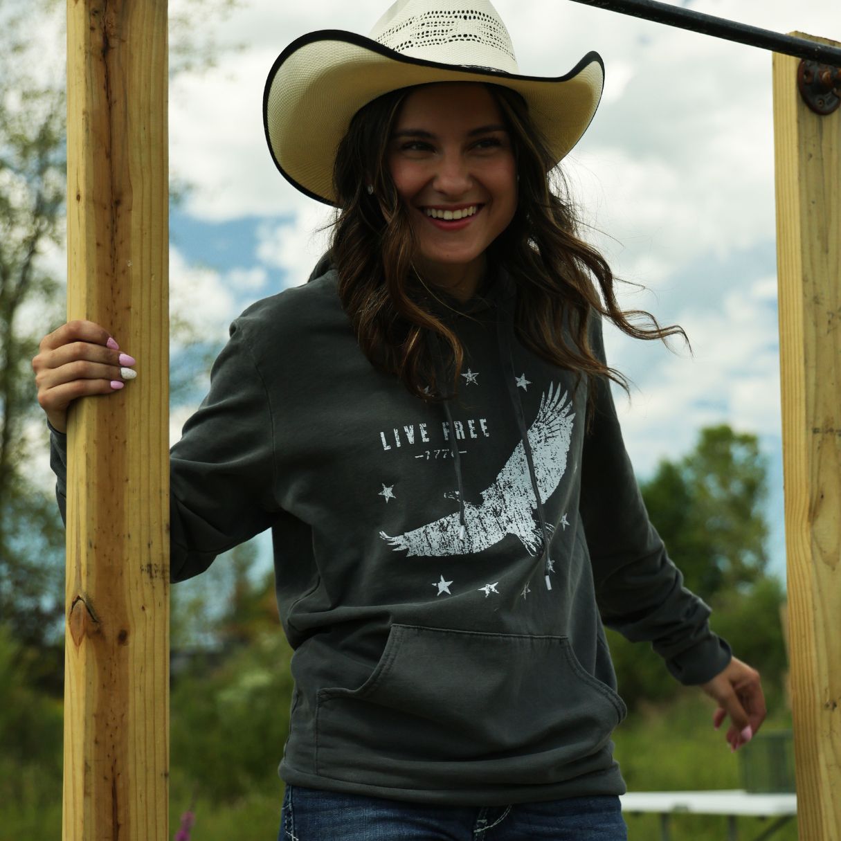 Women's Cotton Live Free 1776 Hoodie