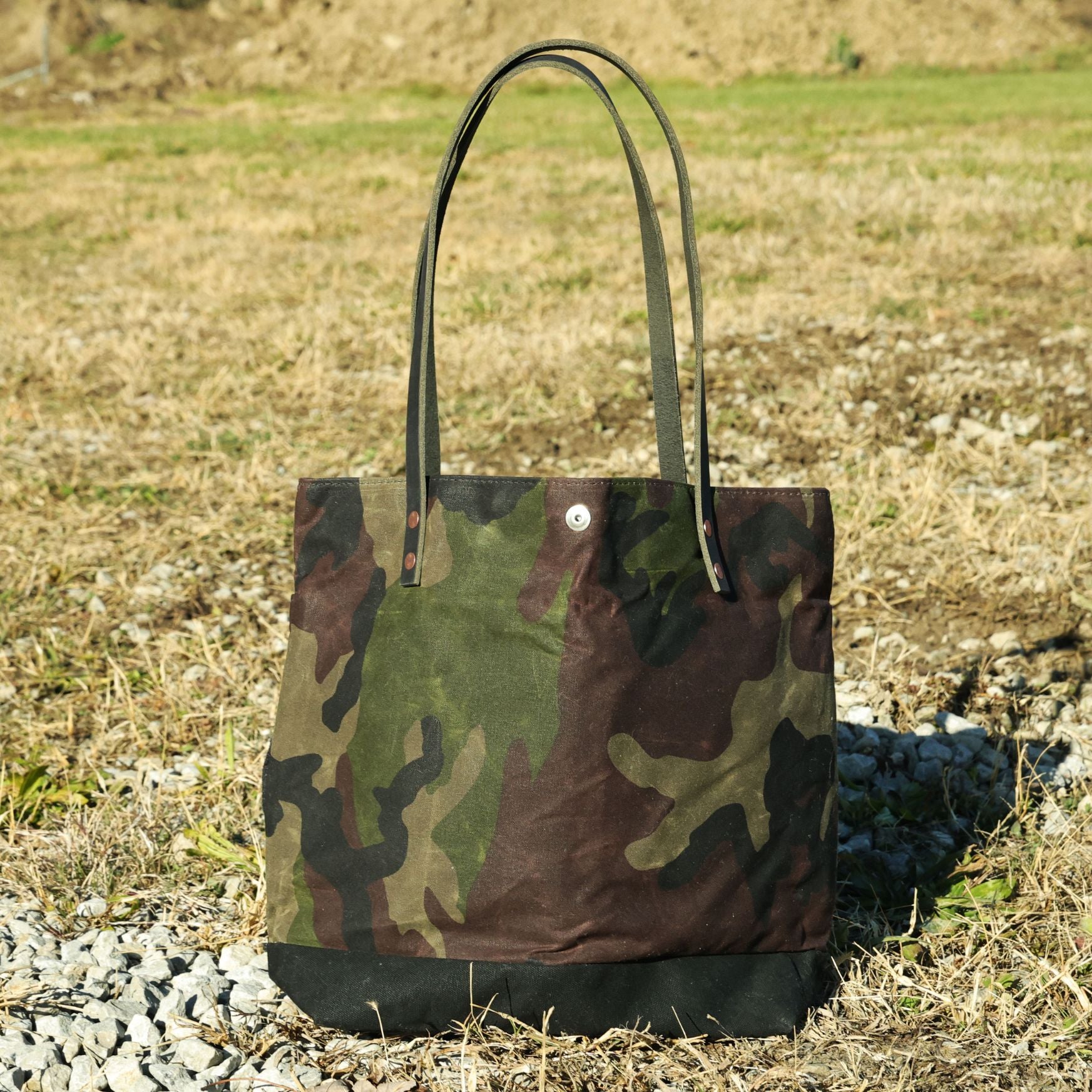 Large Camo Patriotic Handbag - Made in USA Burn Bags
