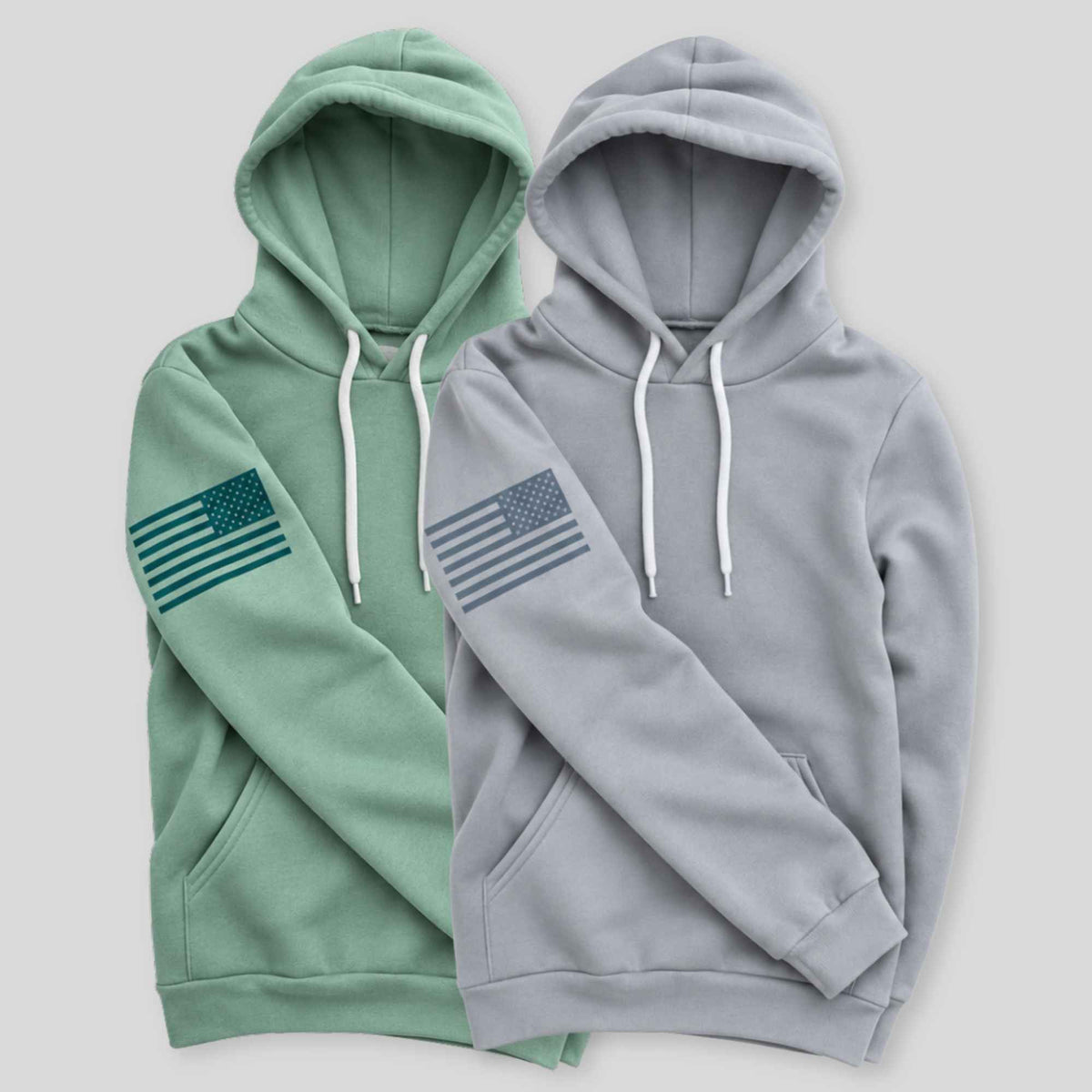 American Flag Hooded Sweatshirt | 2 Pack Lights