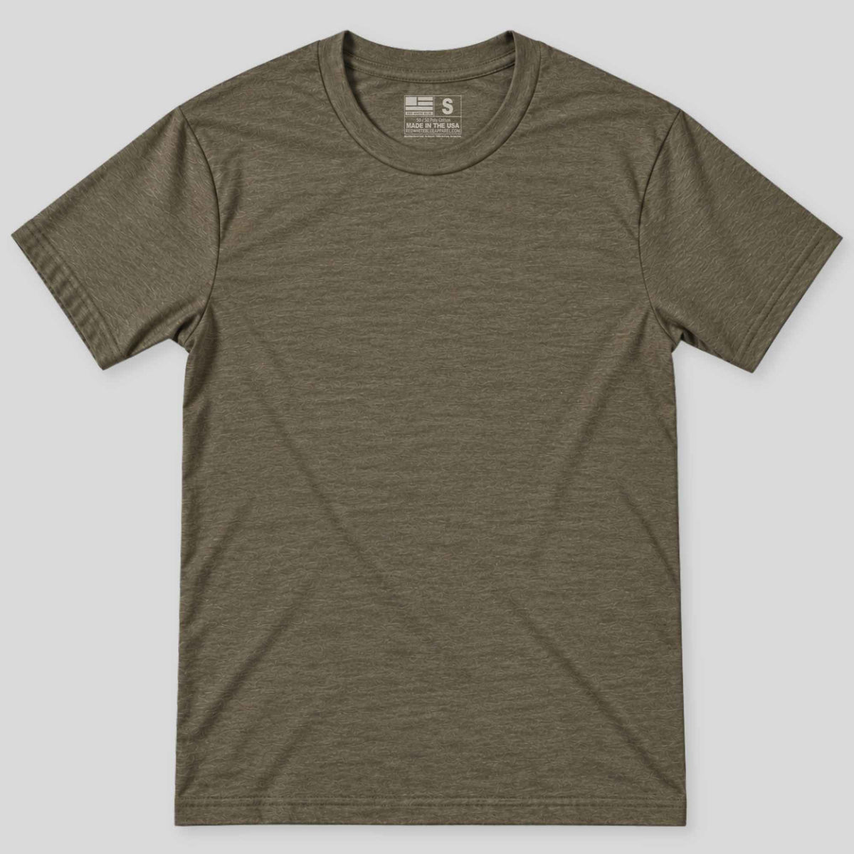 Made IN USA Olive Blank Everyday Basic T Shirt
