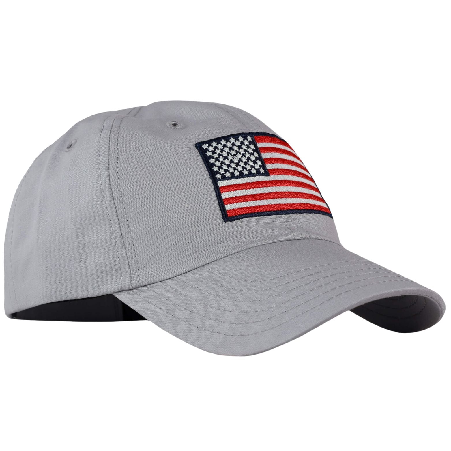 Silver Ripstop American Flag Range Hat
