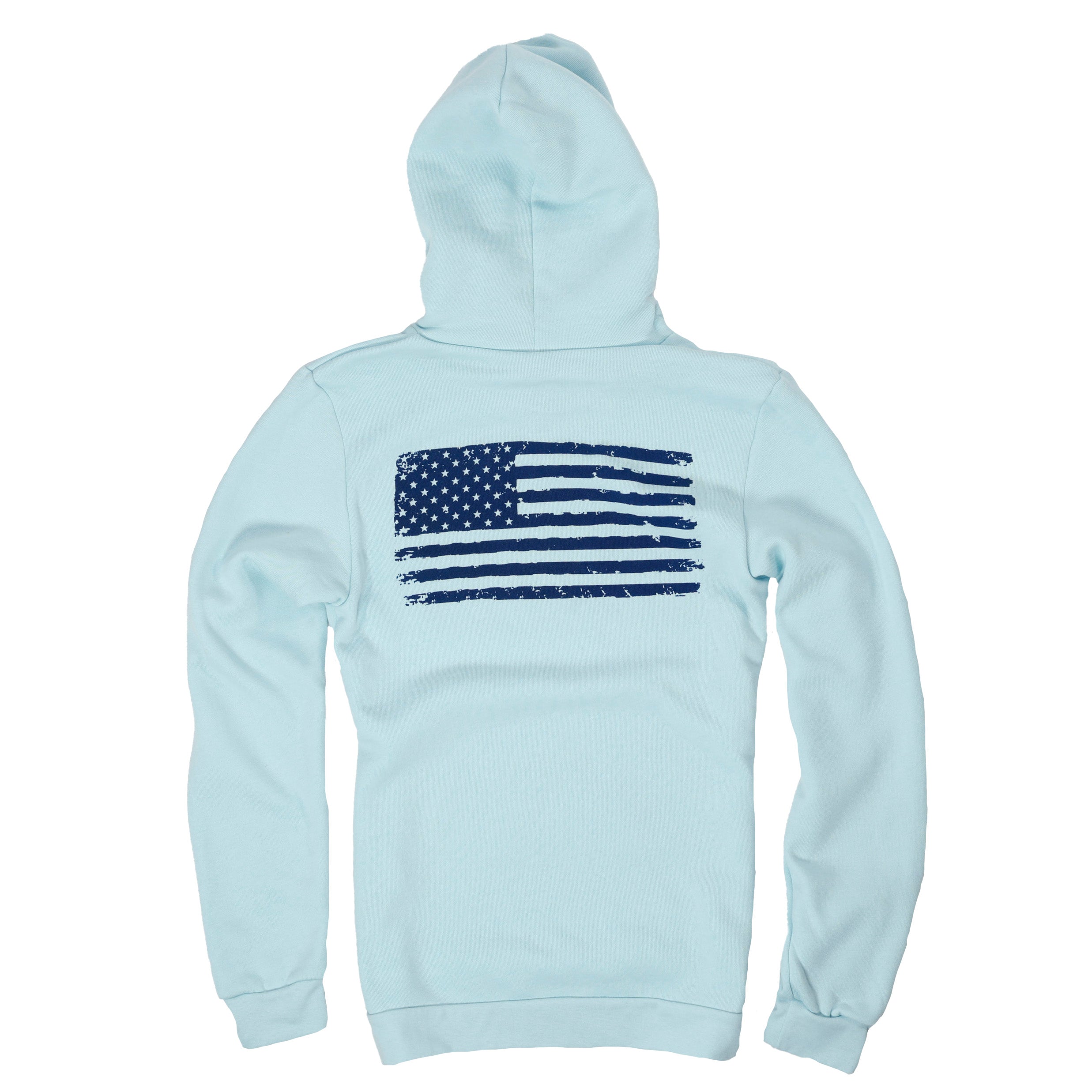 Women's American Flag Hooded Sweatshirt | Made in USA