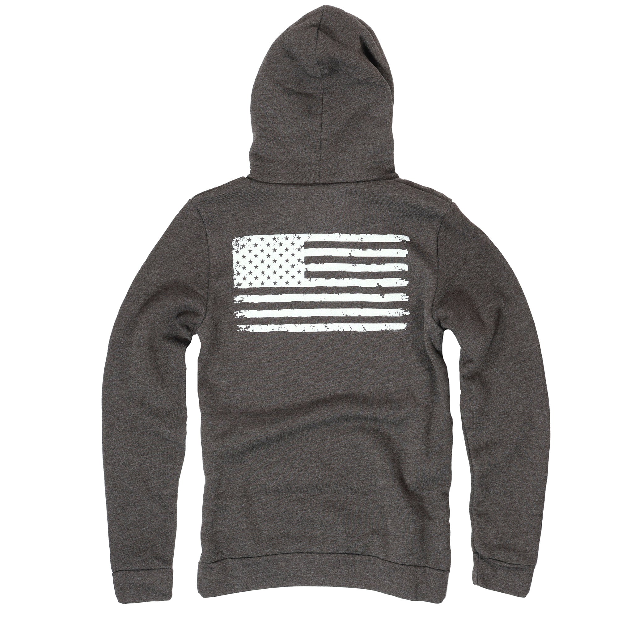 Women's American Flag Black Hoodie
