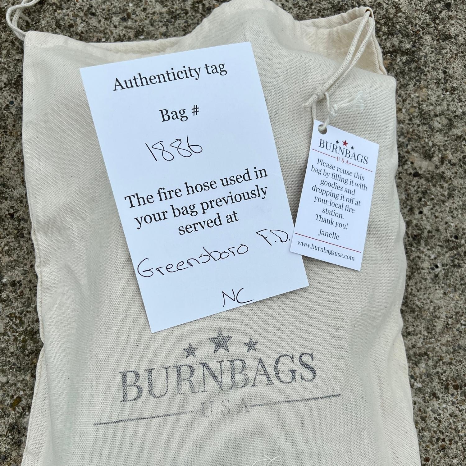 Large Camo Patriotic Handbag - Made in USA Burn Bags