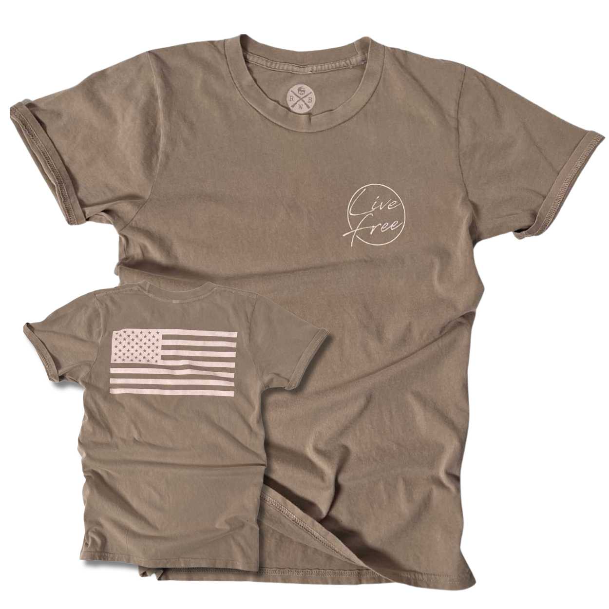 Women's American Flag Shirt USA Made