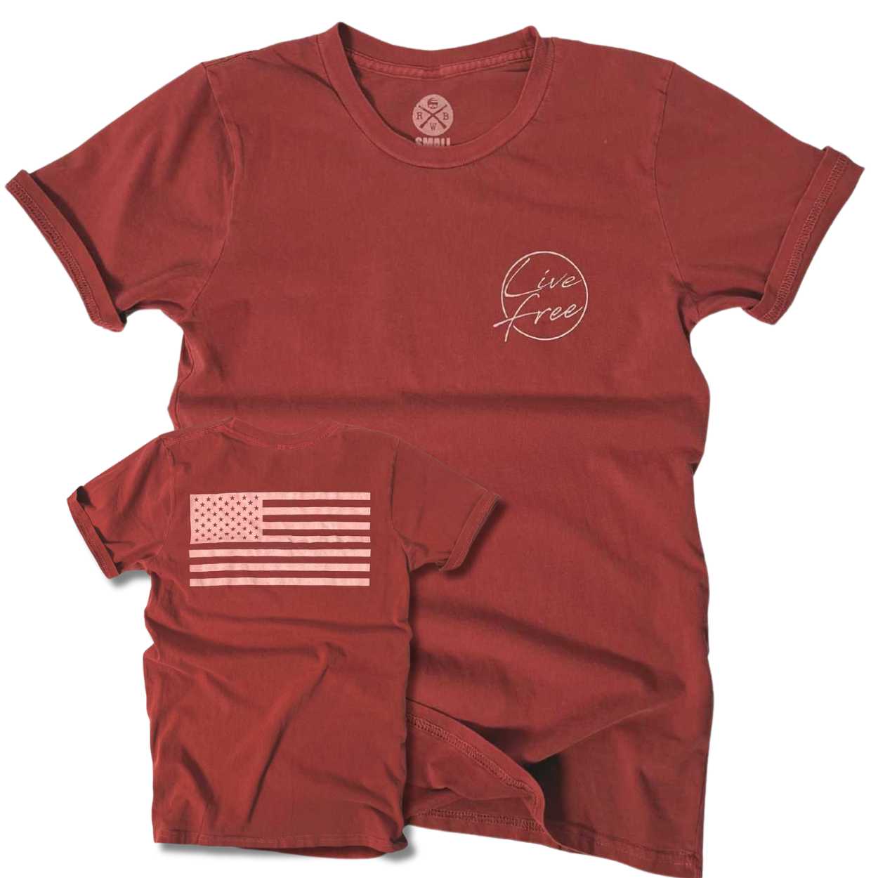 Women's American Flag Shirt USA Made