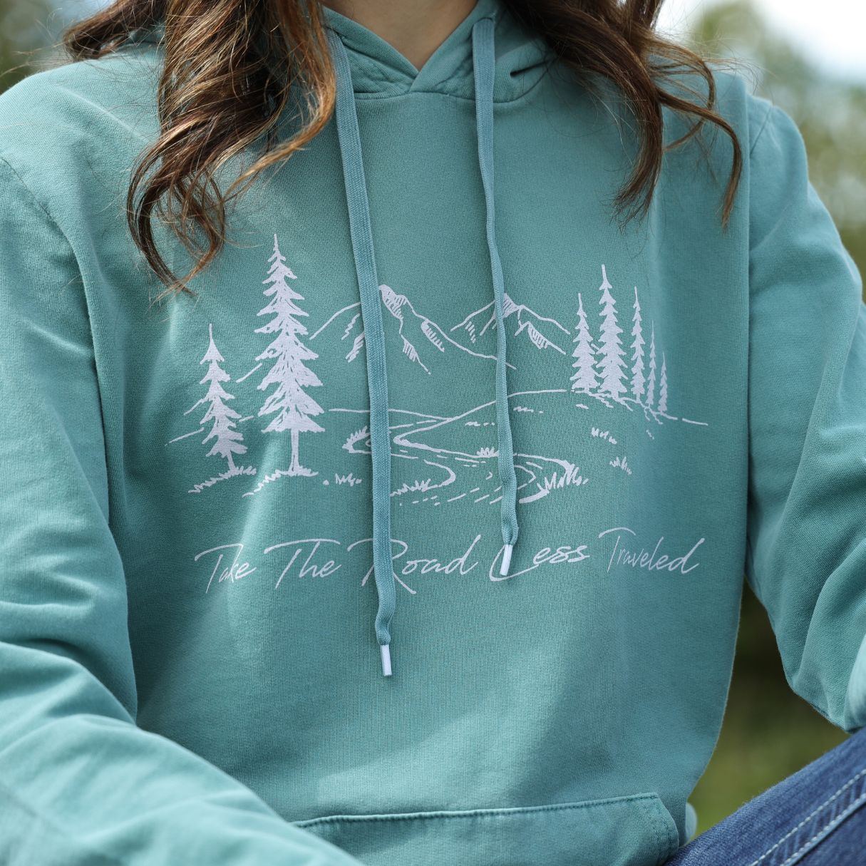 Women's Road Less Traveled Hooded Sweatshirt | Vintage Cotton