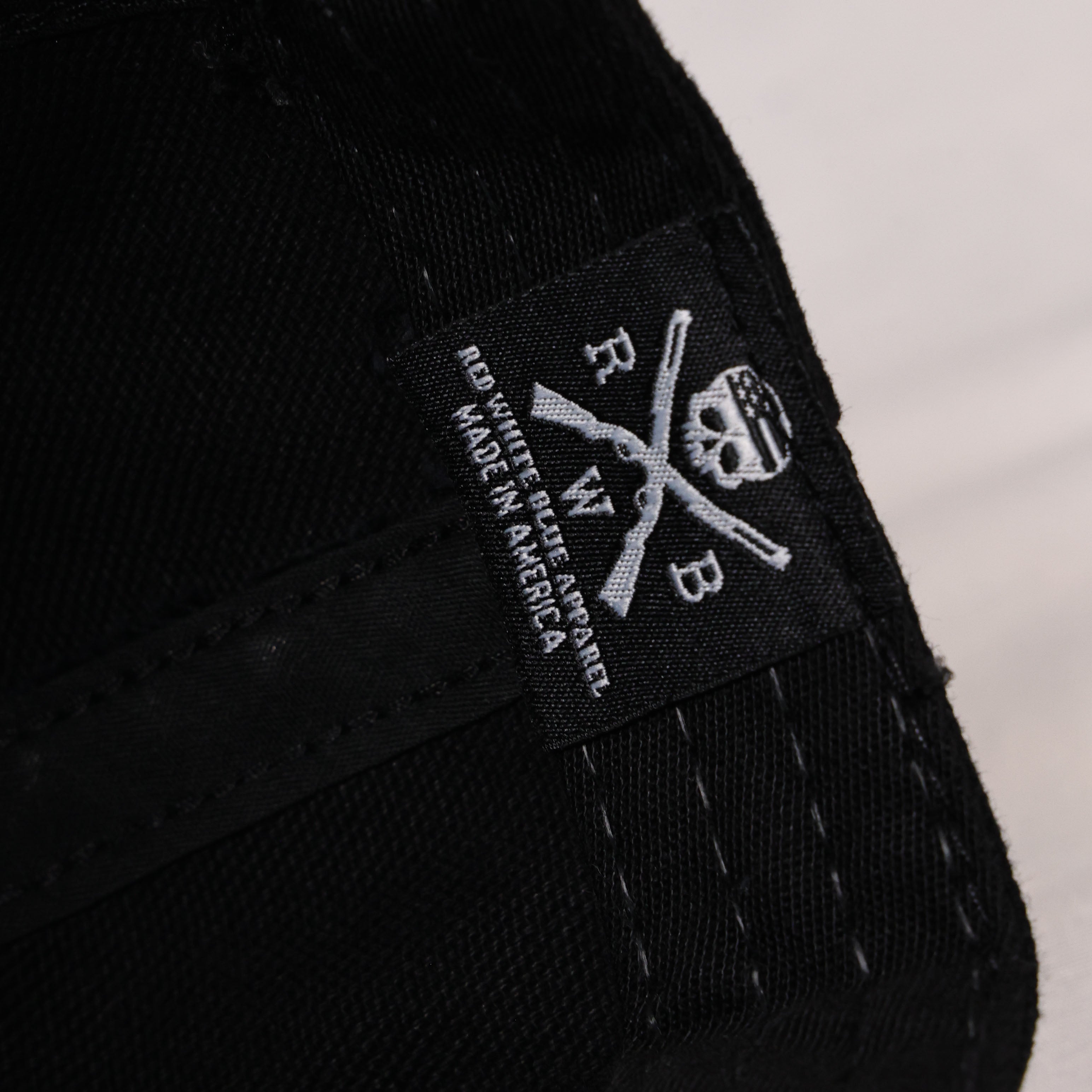 Comfort Sweatband Made In USA Red White Blue Apparel Ranch Hat Black