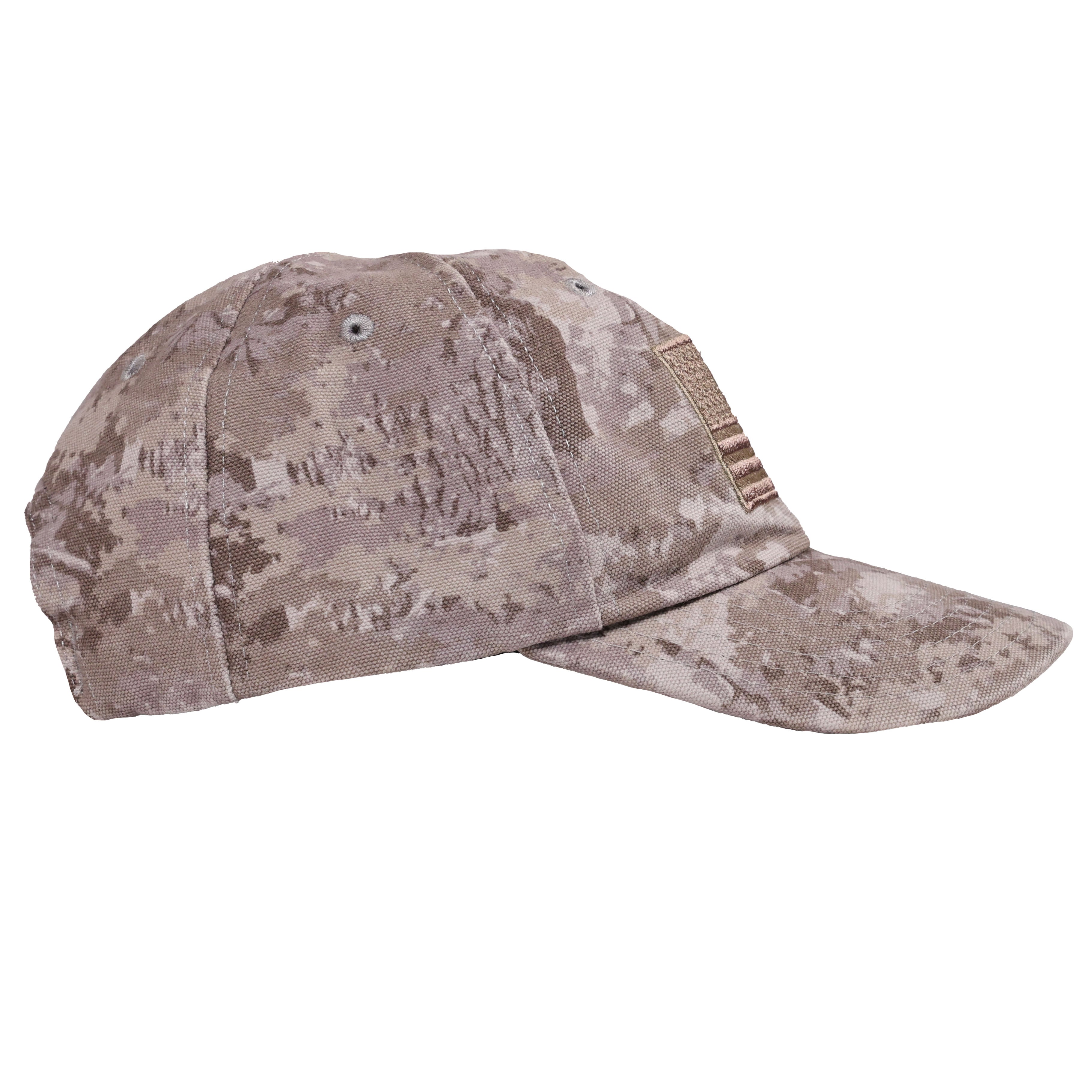 Camo Ranch Hat Made in USA Side View