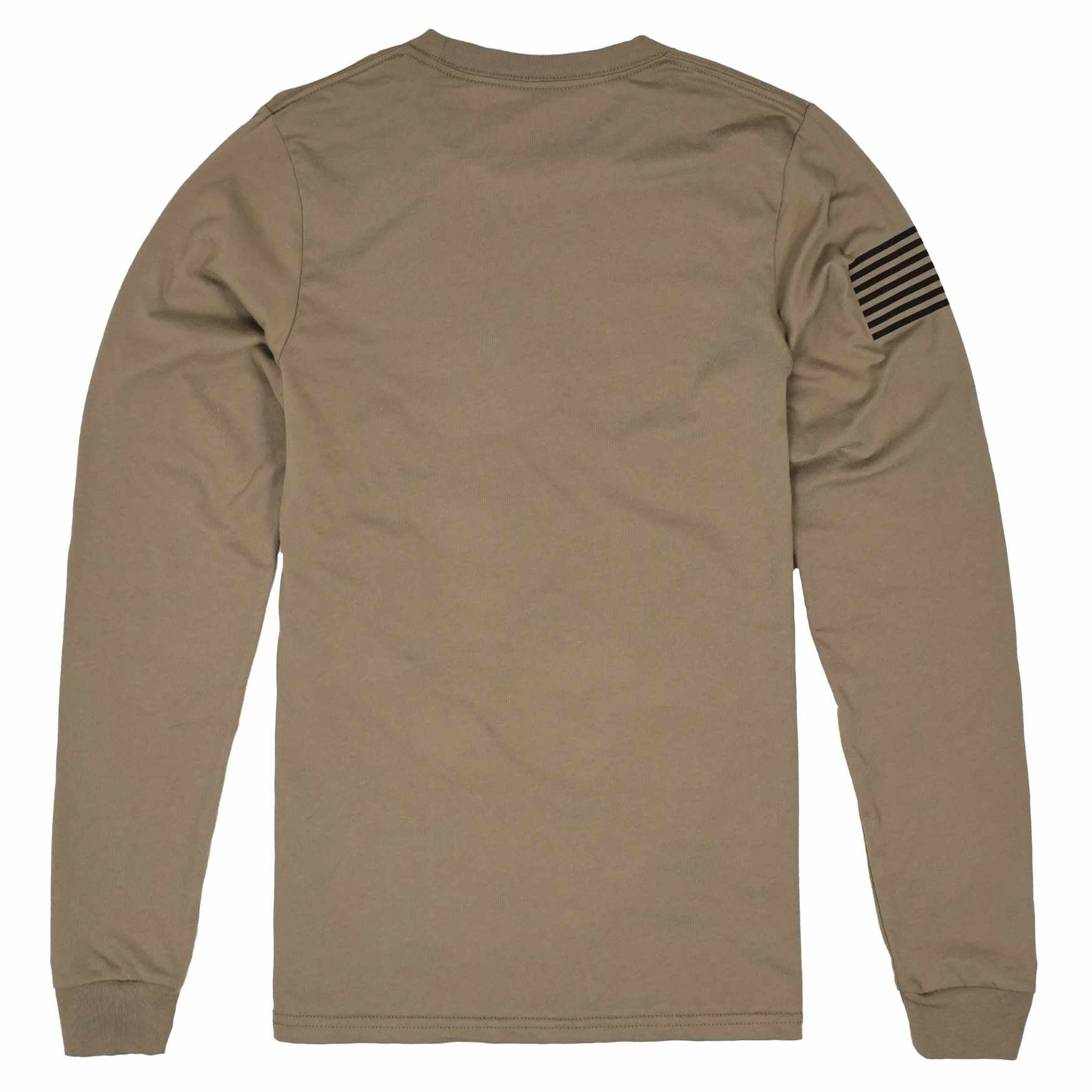 American Made Long Sleeve 50/50 Poly Cotton Blend