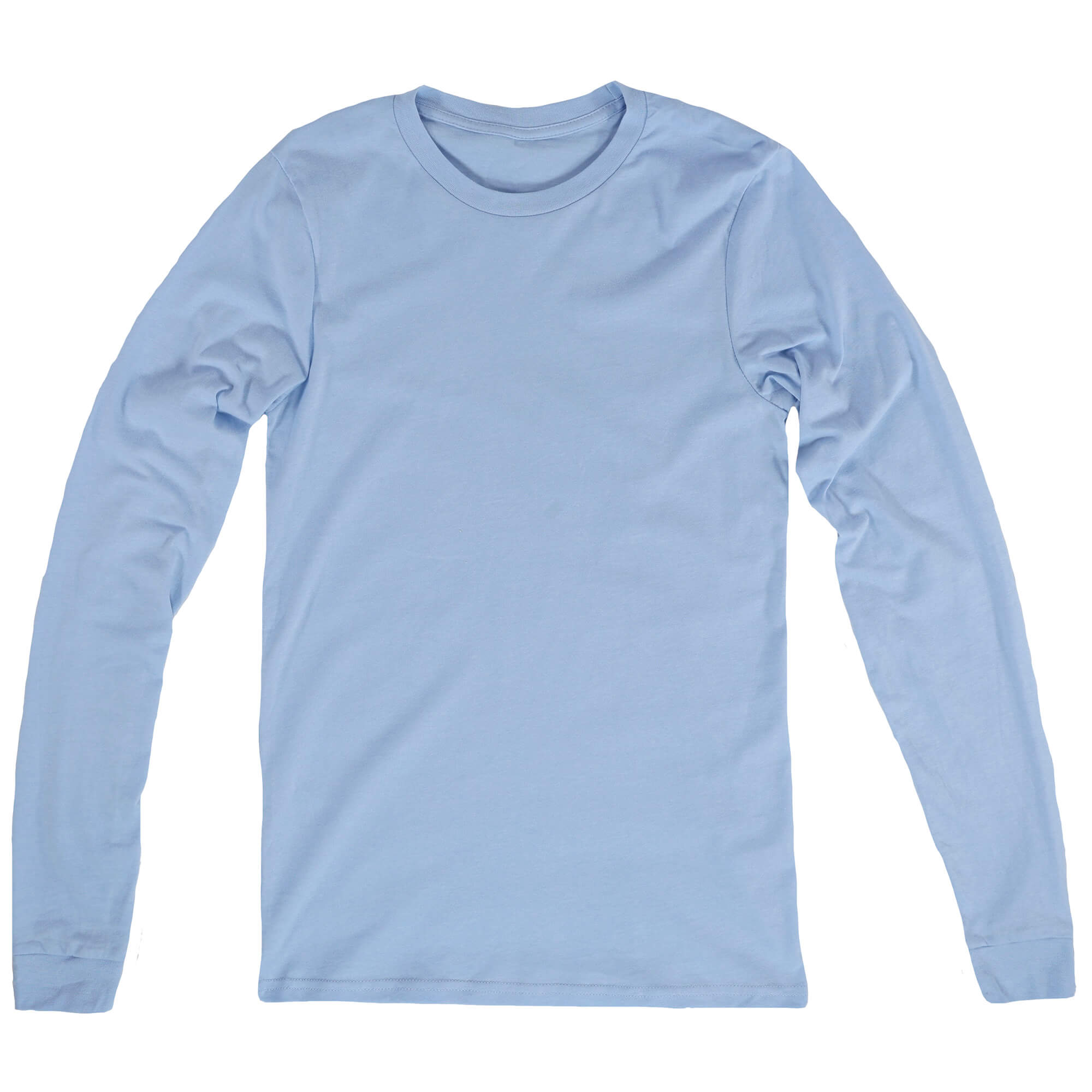American-Made Cotton Long-Sleeve Shirt | Sky Blue