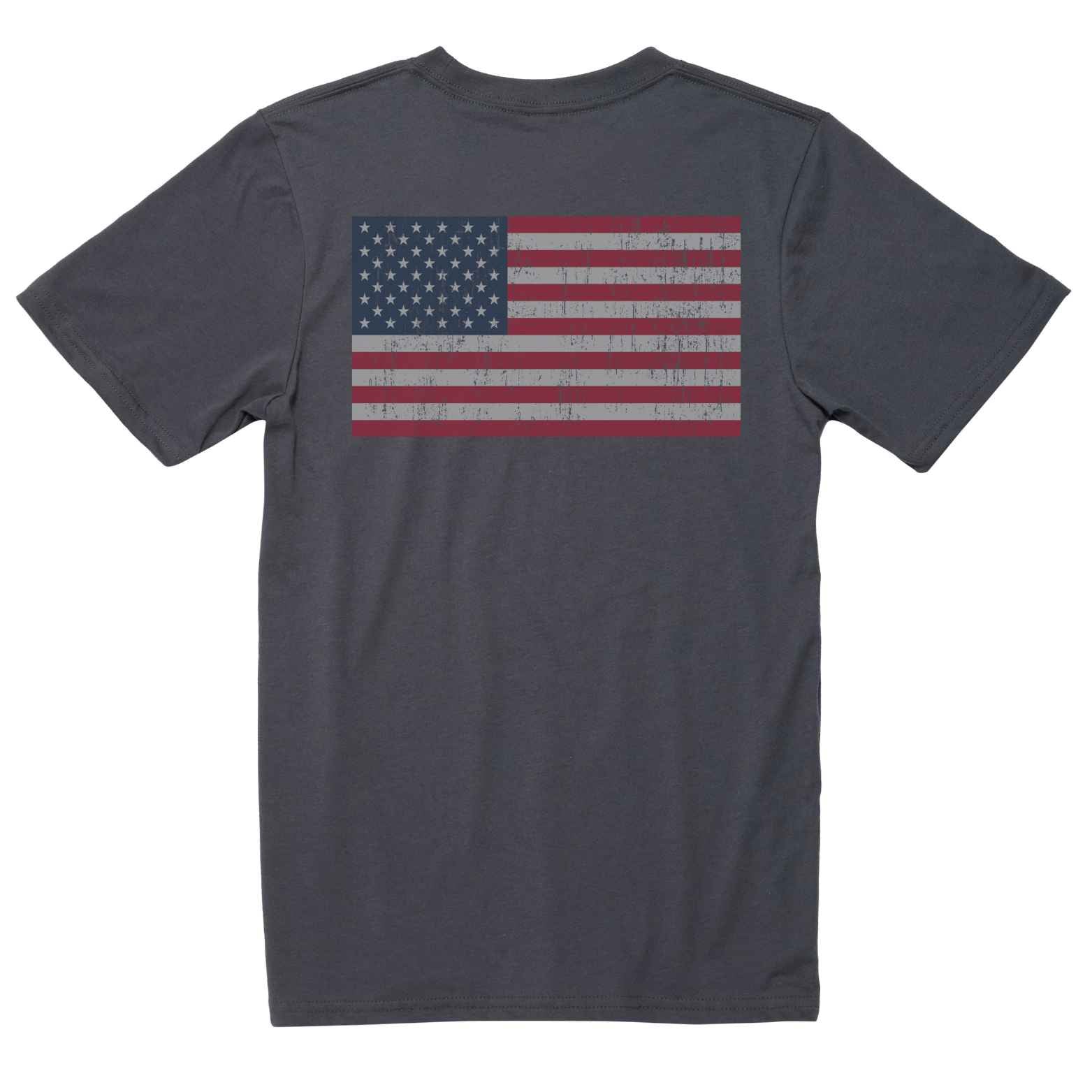 Navy American Flag T-Shirt | Made in USA
