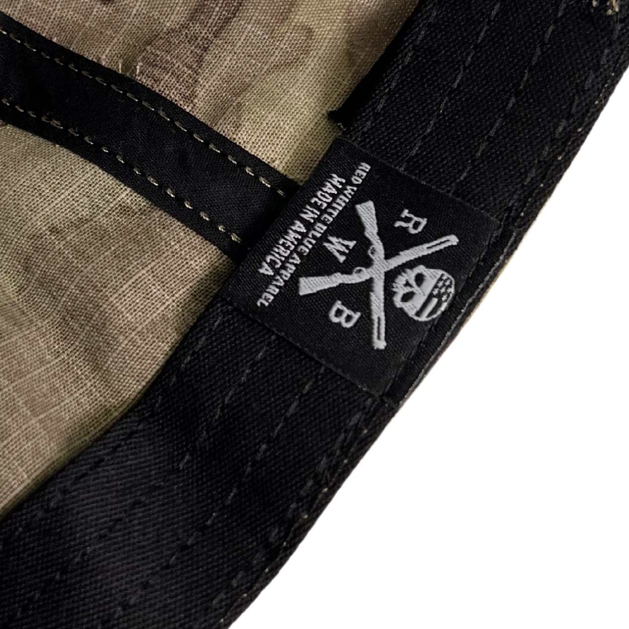 American Flag Multicam Range Hat - Tag