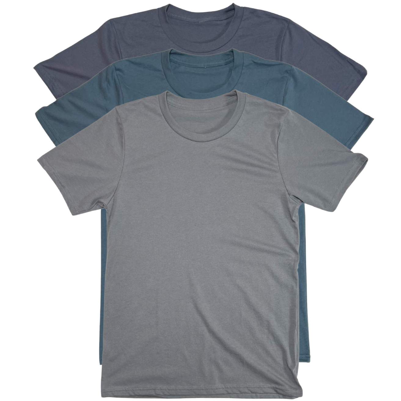 Basic T-Shirt Gun Metal Color Pack | Made in USA