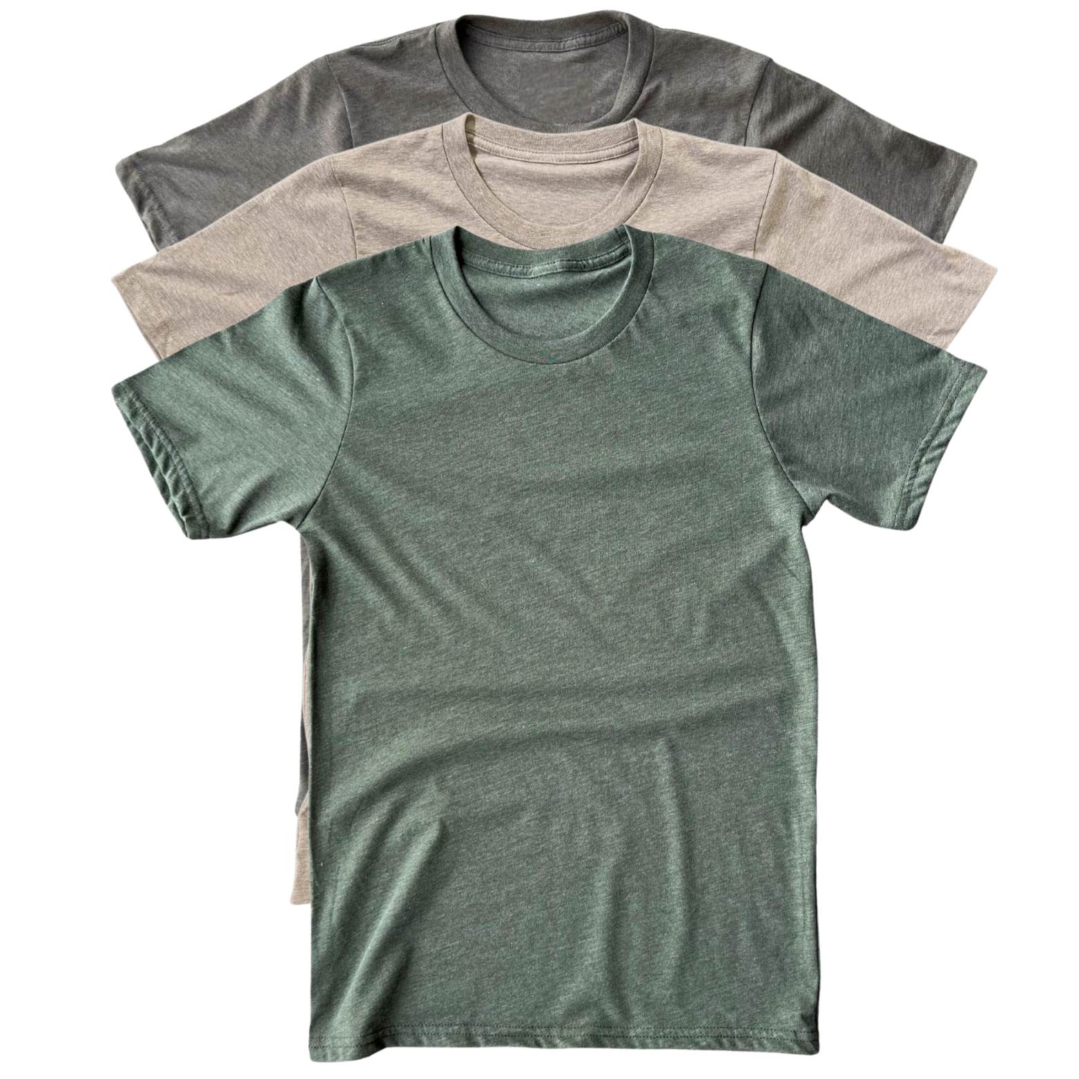 Basic Blank T-Shirt Backwoods Pack | Made in USA