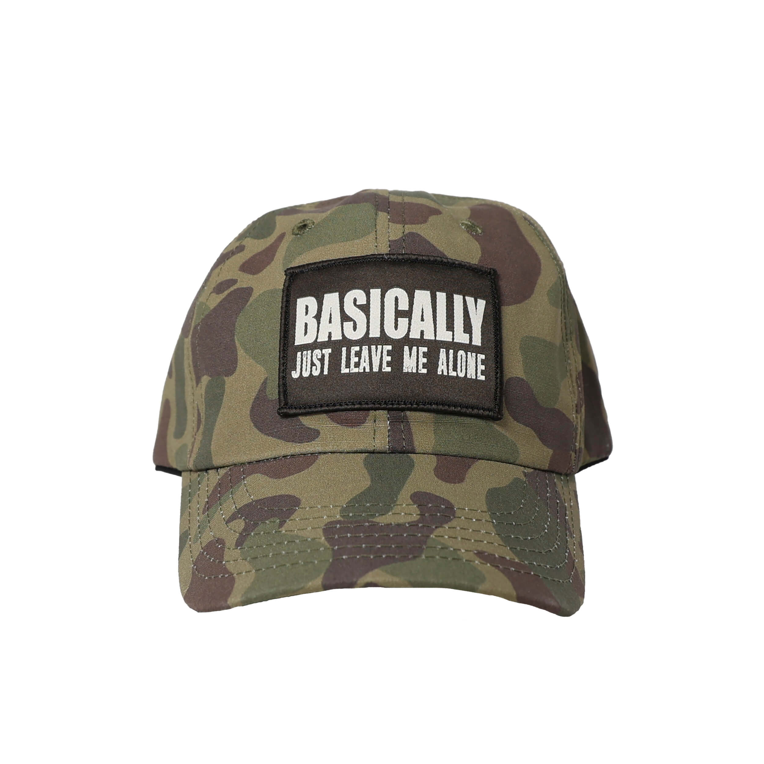 Basically Just Leave Me Alone Camo Range Hat