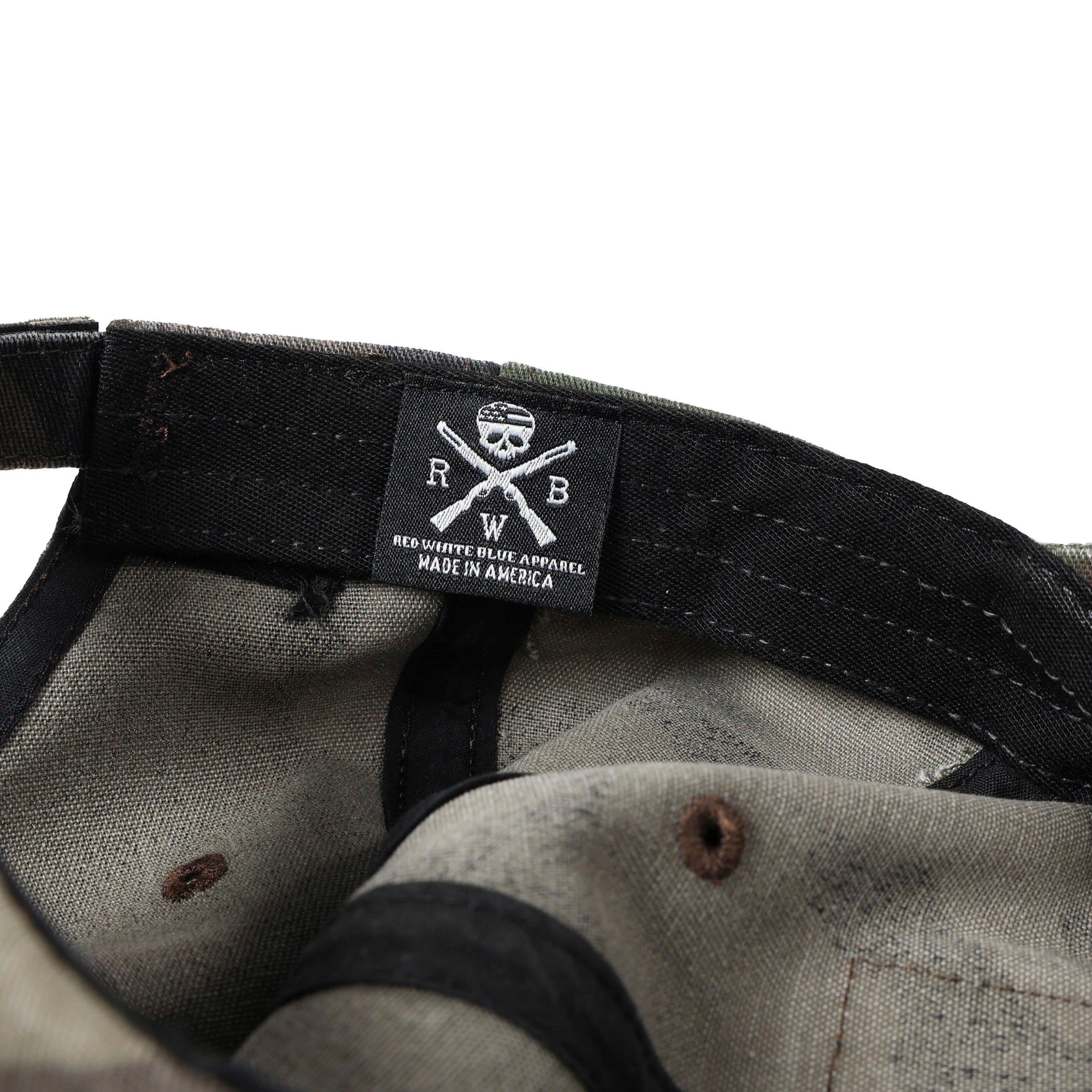 Woodland Camo Range Hat Velcro | Made In USA