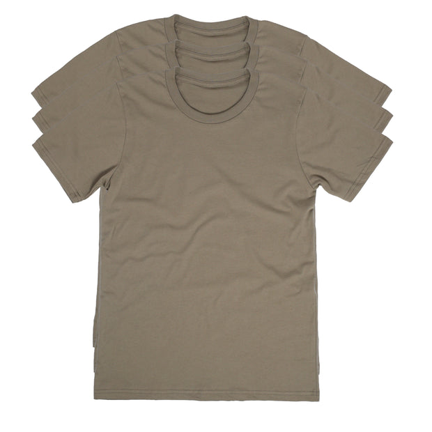 Basic T Shirt Coyote Tan Pack | Made In USA