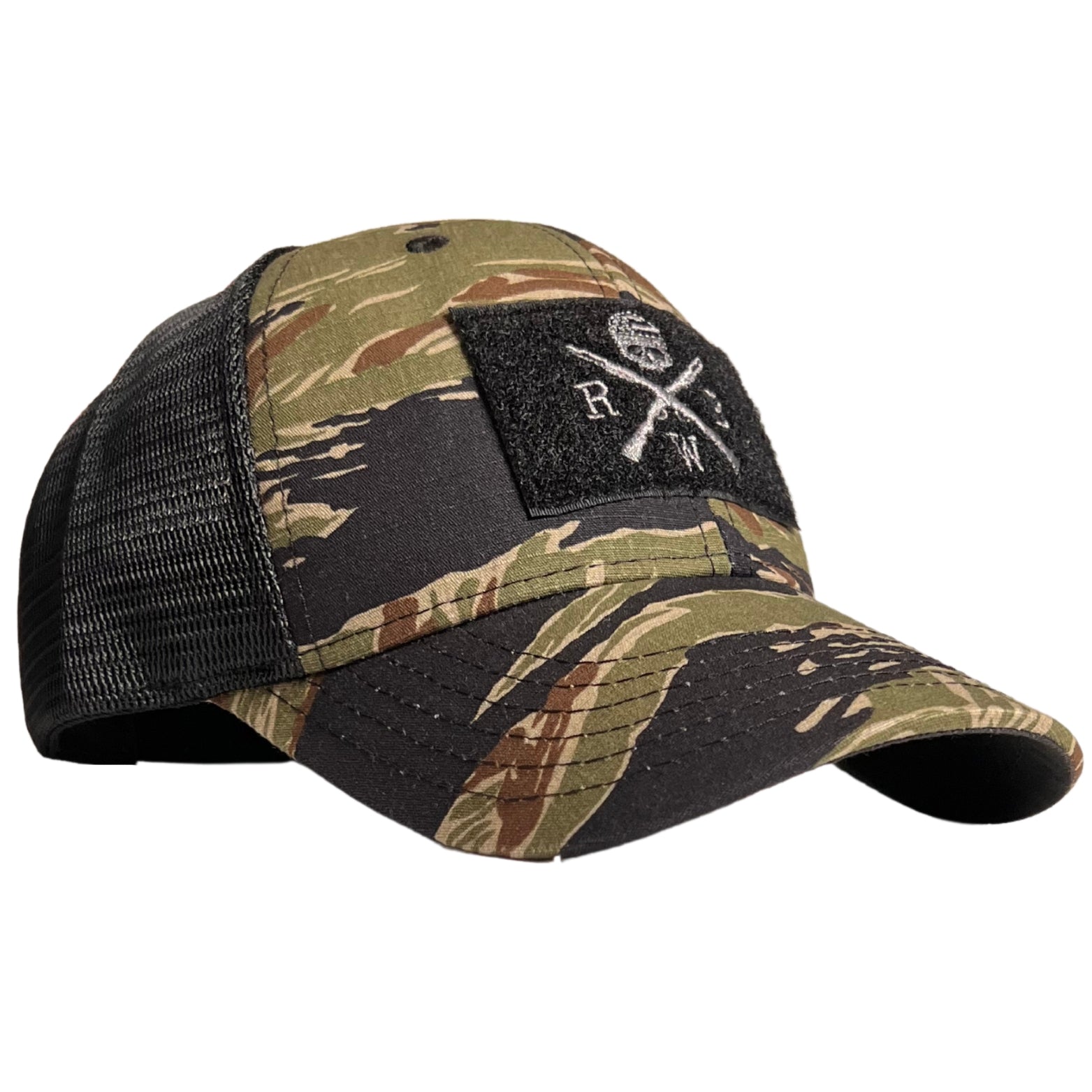 Tiger Stripe Camo Meshback Trucker Hat Made in the USA