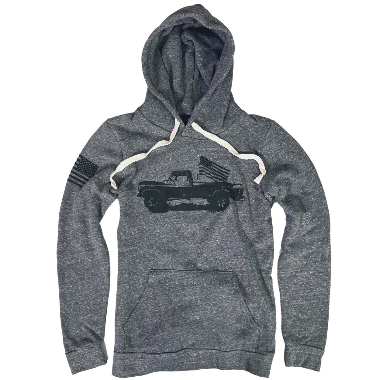 Men's Classic Vintage Truck Hooded Sweatshirt
