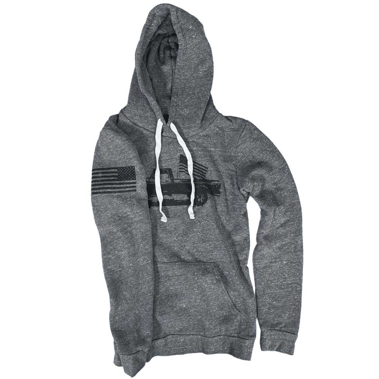 Men's Classic Vintage Truck Hooded Sweatshirt