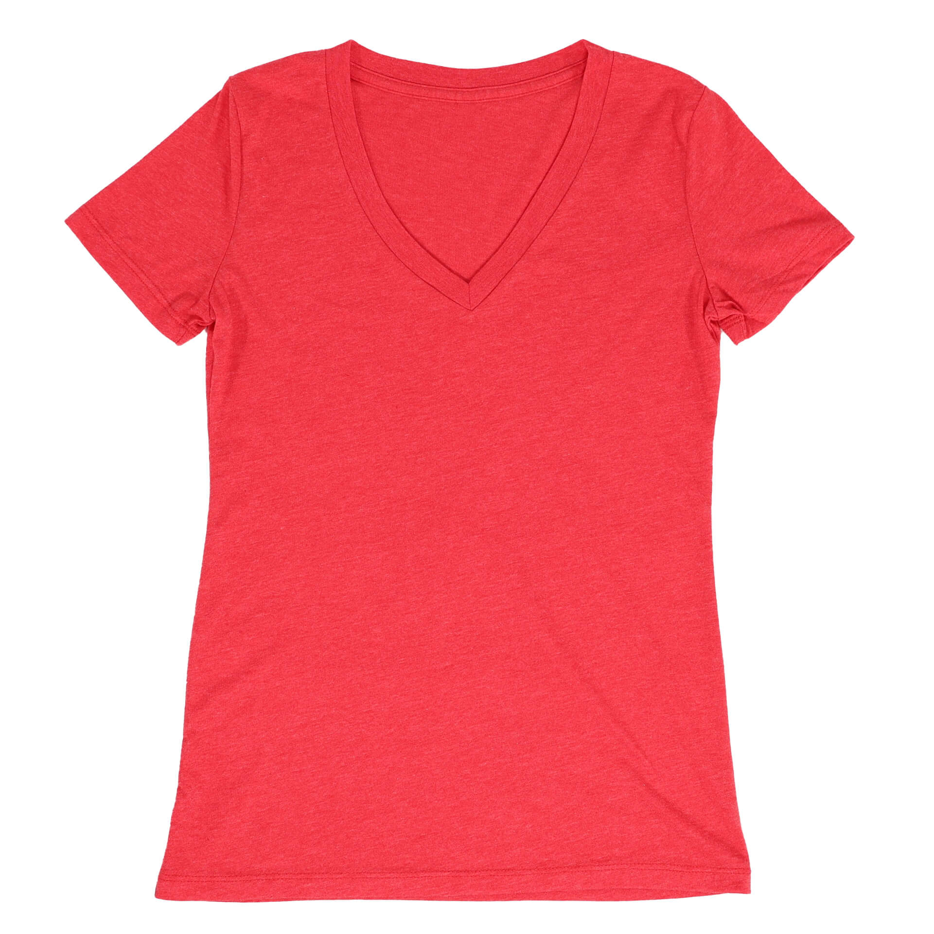 Women's V-Neck T-Shirt Three-Pack - Red