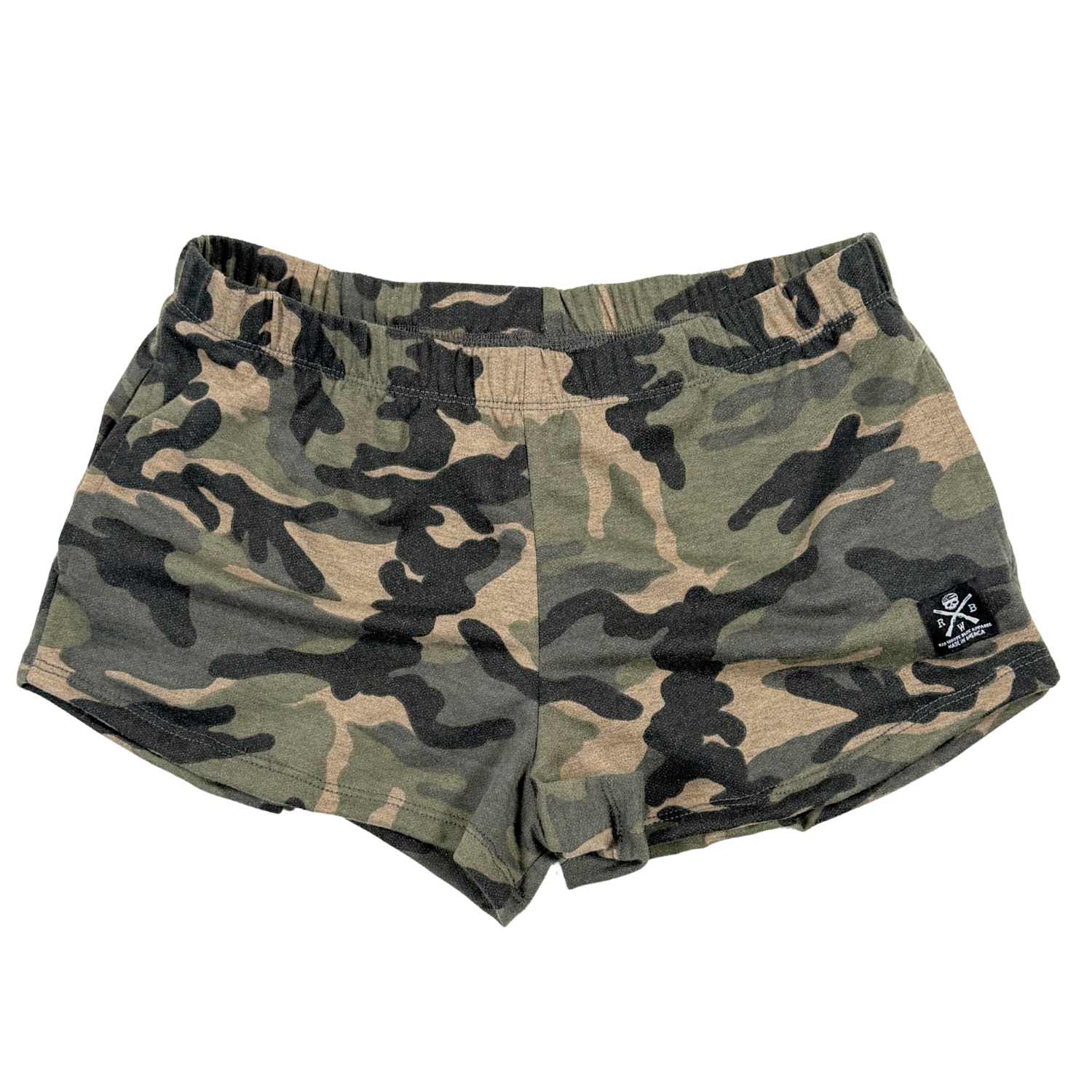 Women's Lounge Short Camo Made IN USA