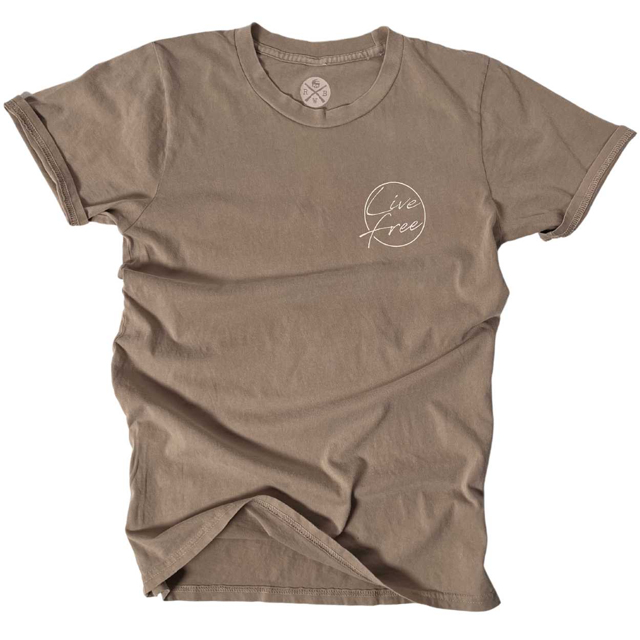 Women's American Flag T-Shirt | American-Made - Coyote