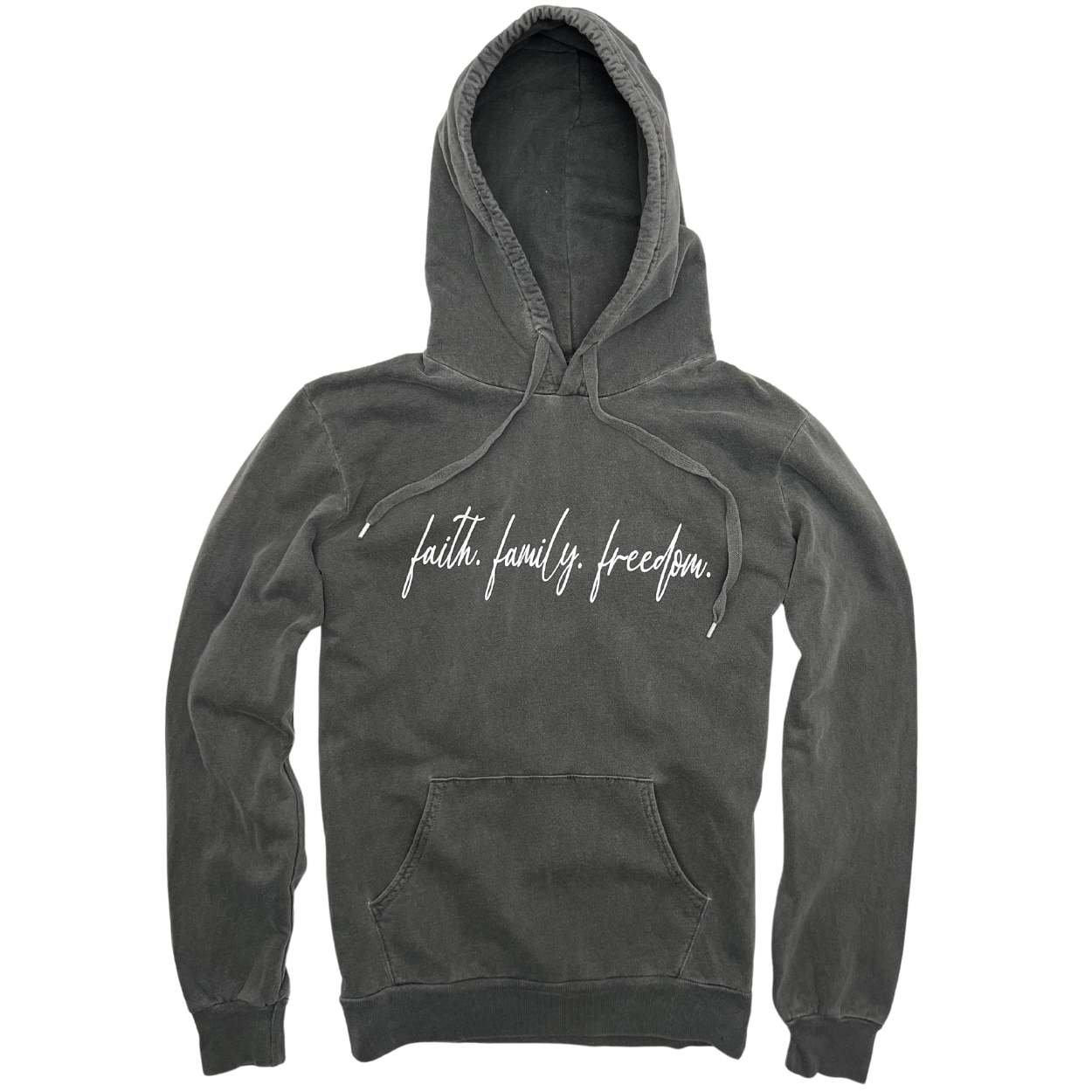 Women's Cotton Faith, Family, Freedom Hoodie