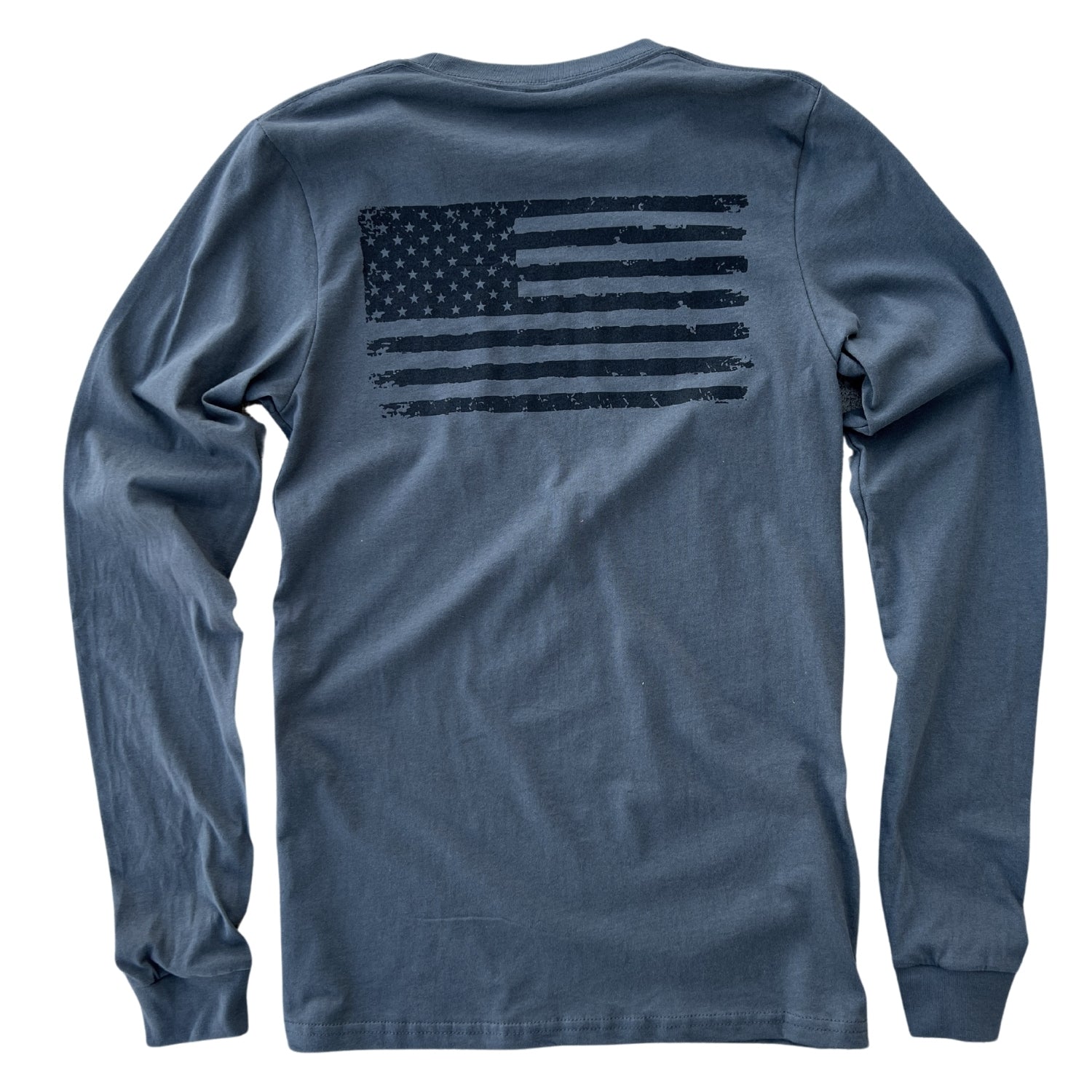 Men's American Flag Long-Sleeve Shirt