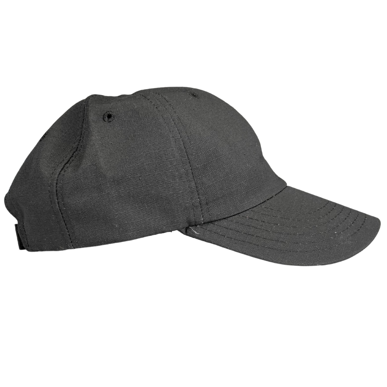 Blank Full Fabric Black Ripstop Range Hat