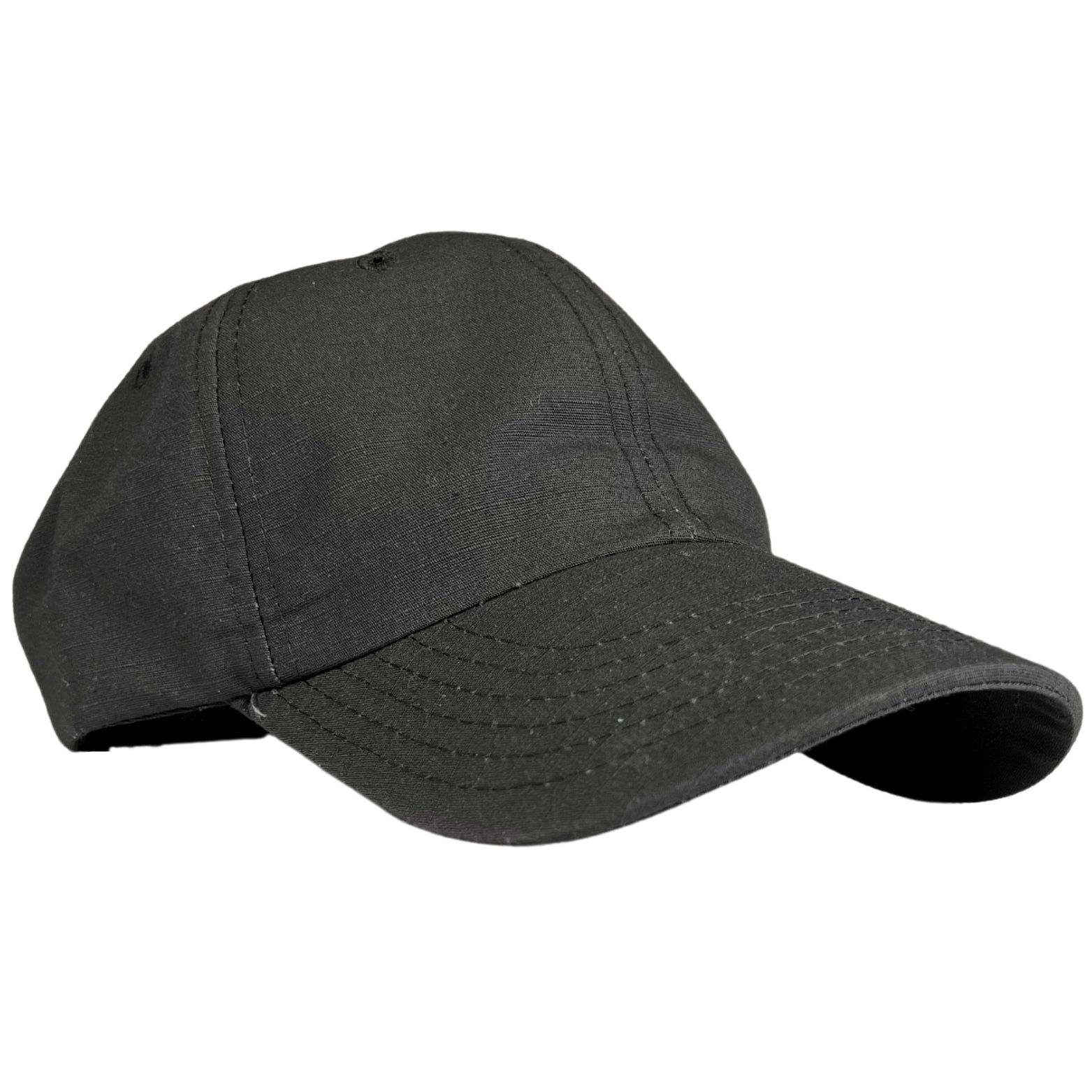 Blank Full Fabric Black Ripstop Range Hat