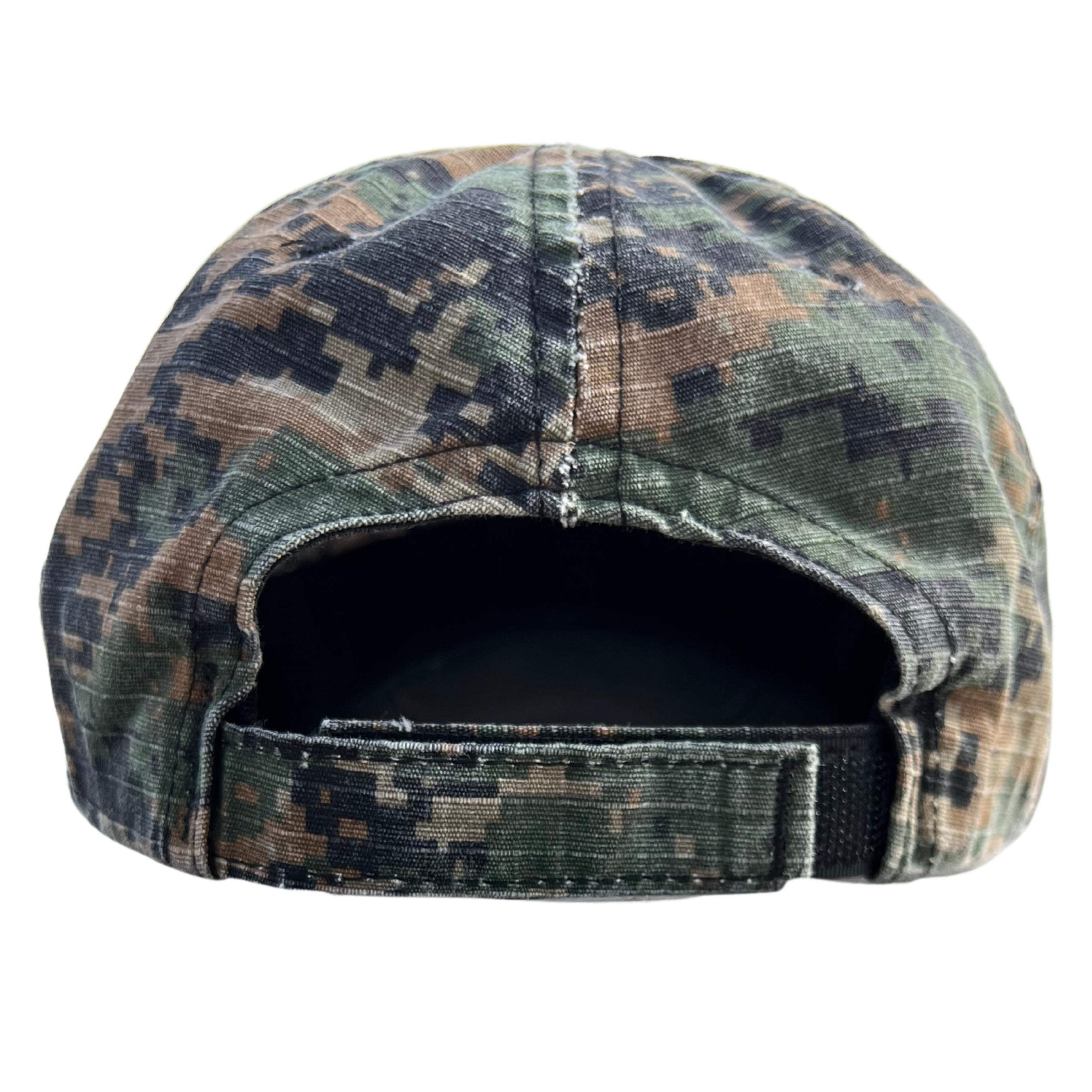 American Flag Digital Camo Range Hat - Back View