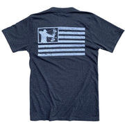 Men's American Flag Bowhunter Hunting T-Shirt