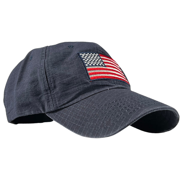 Flag Caps-Navy Red Pinstripe at  Men's Clothing store: Baseball Caps