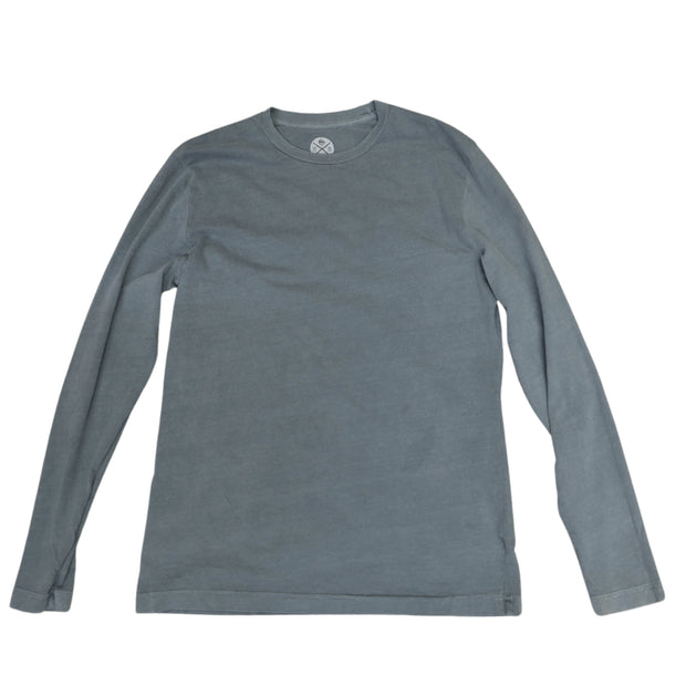 Just An American Made Blank Long Sleeve T Shirt (Hedge Green)