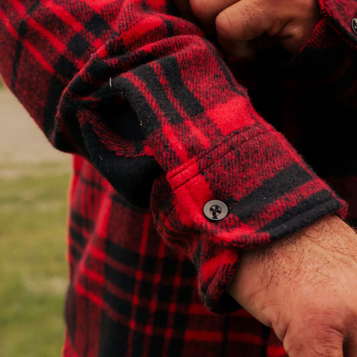 Men's Flannel Shirt (Traditional Red)