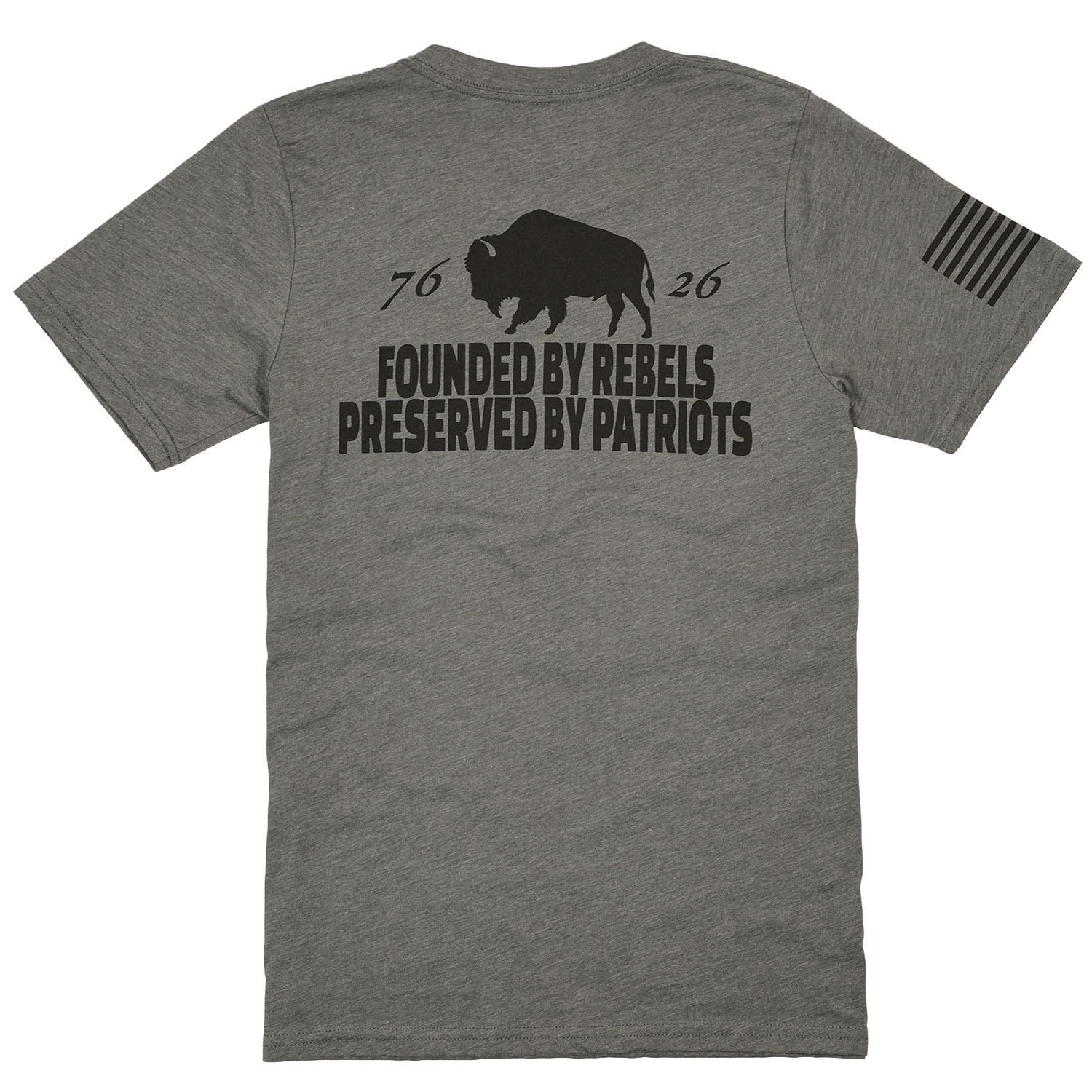 Back Print American made anniversary patriotic shirt