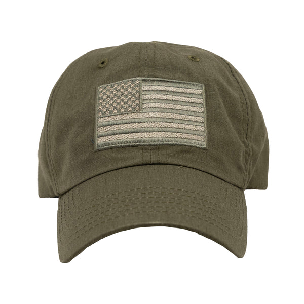 American Flag Ranger Green Full Fabric Ripstop Range Hat | Ranger Green ...
