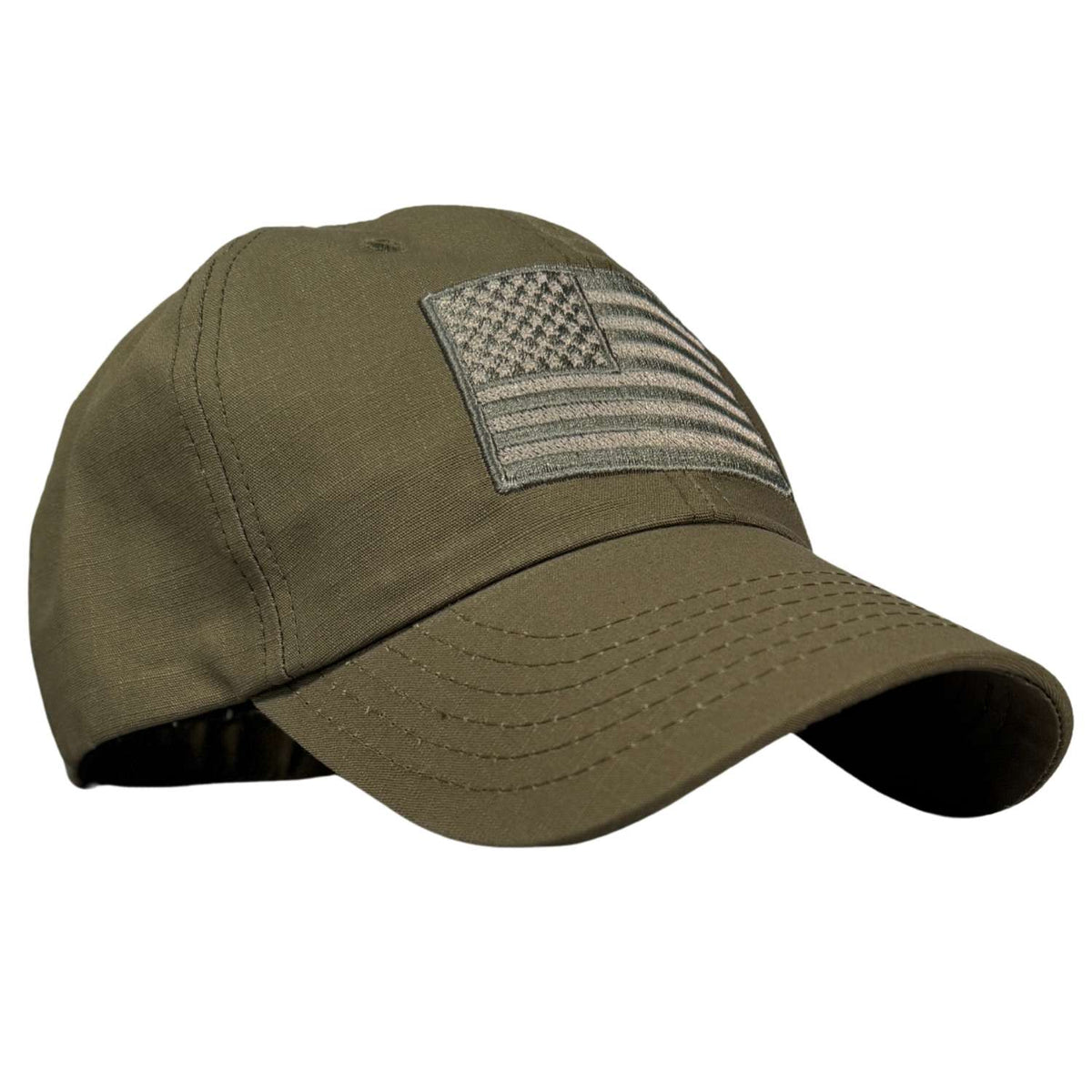American Flag Ranger Green Full Fabric Ripstop Range Hat | Ranger Green ...
