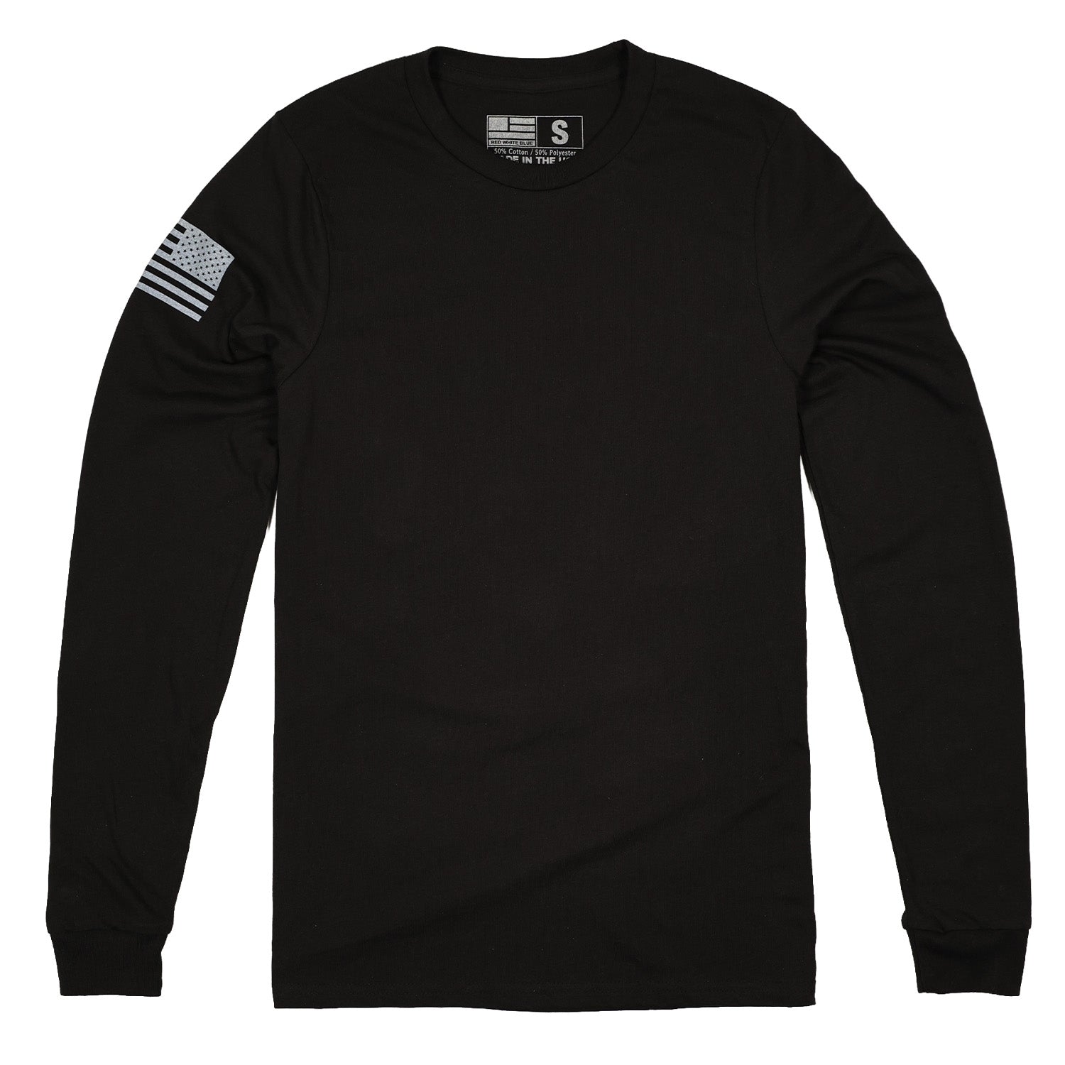 Black Patriotic American long sleeve shirt 