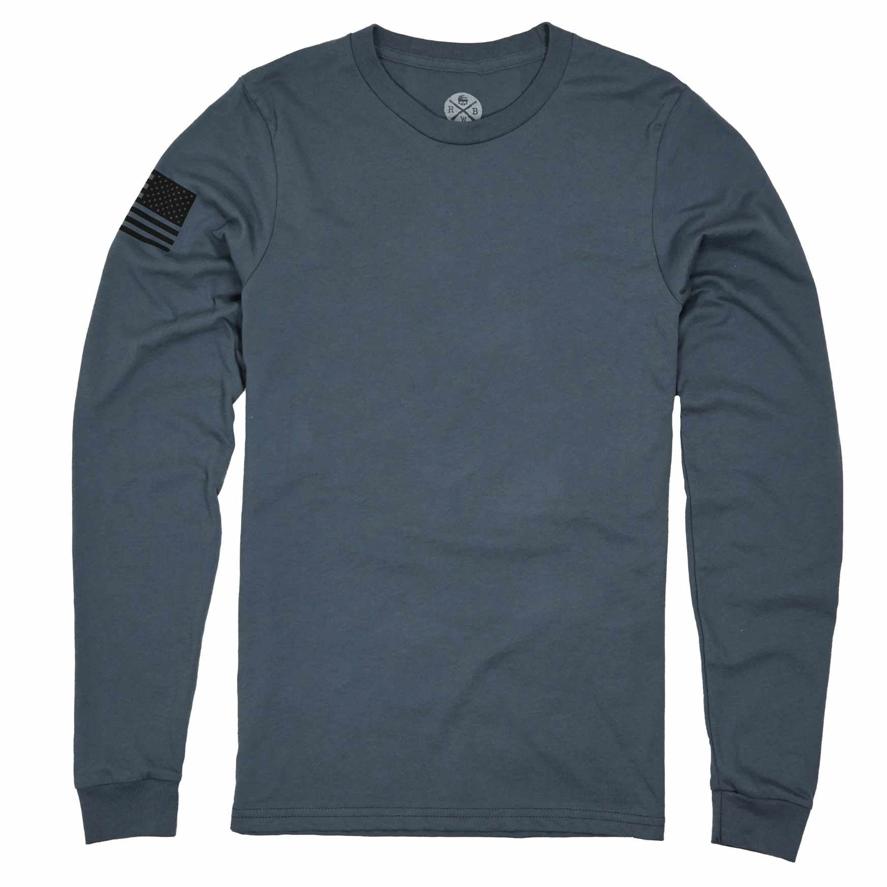 Everyday Long-Sleeve American Flag Shirt 3-Pack