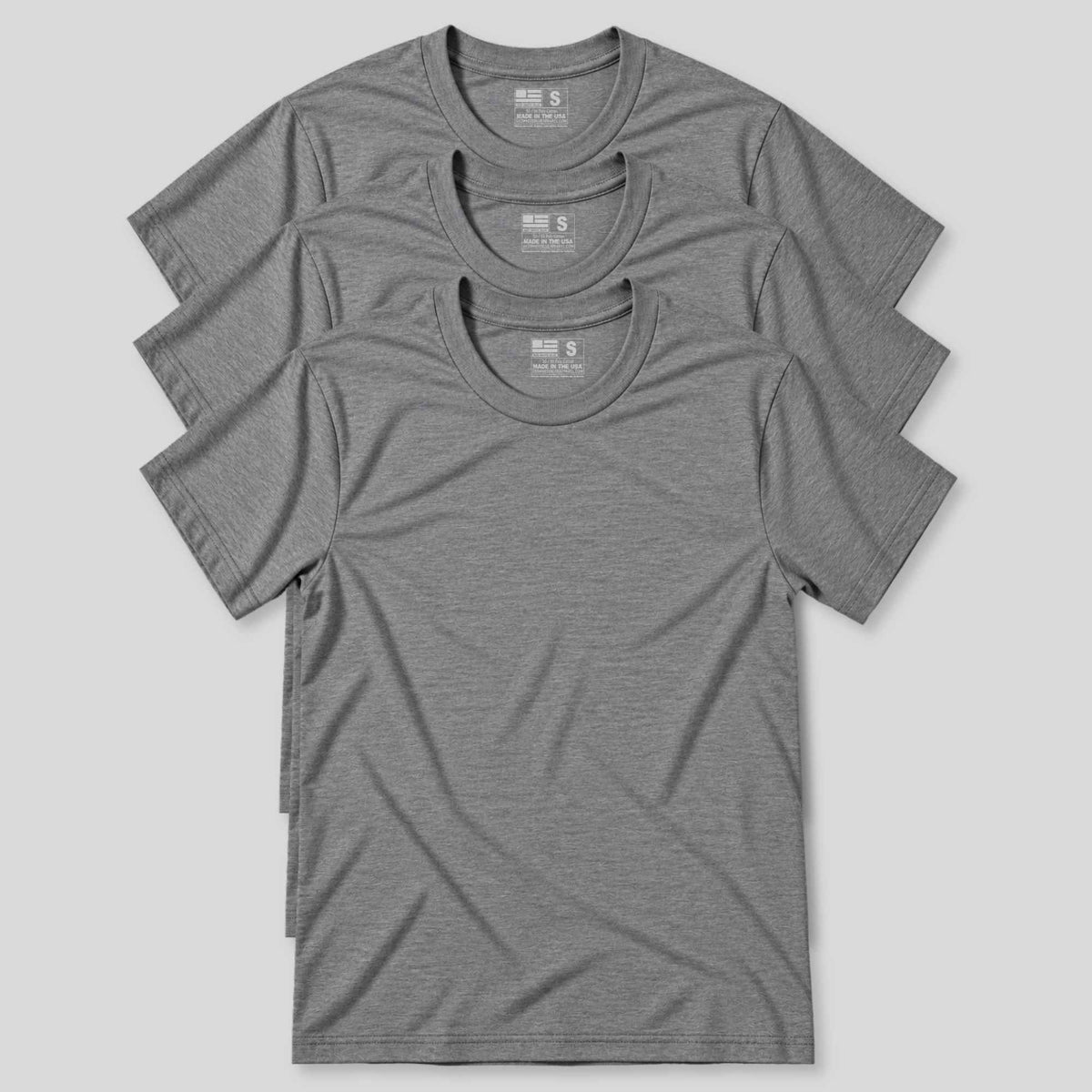 Made In USA Everyday T-Shirt | 3 Pack Gray