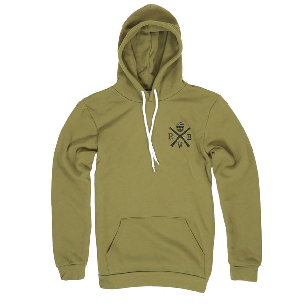 Men's American Flag Olive Hoodie