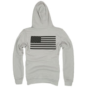 Men's American Flag Hoodie | Gravel