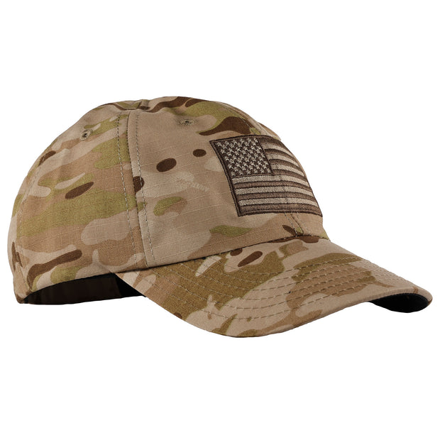 American Flag Arid Multicam Range Hat | Made in USA