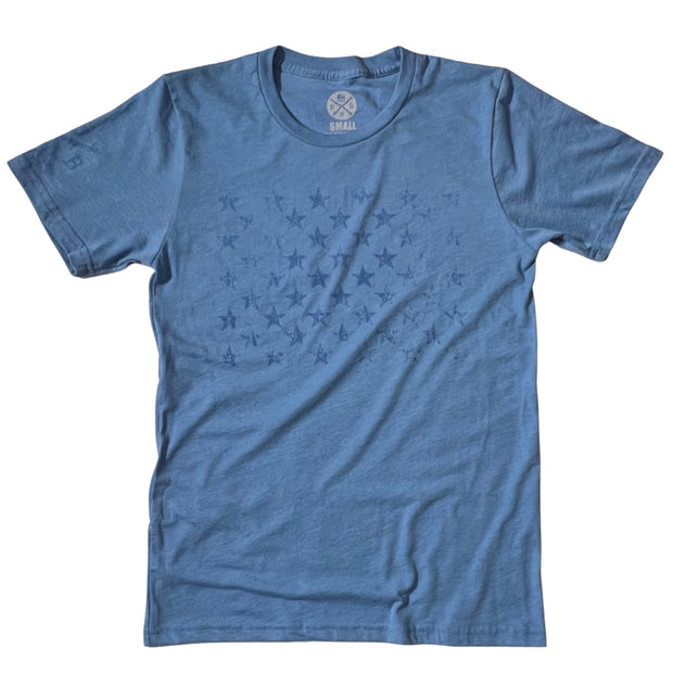 Men's The Union Patriotic T-Shirt (Light Blue)