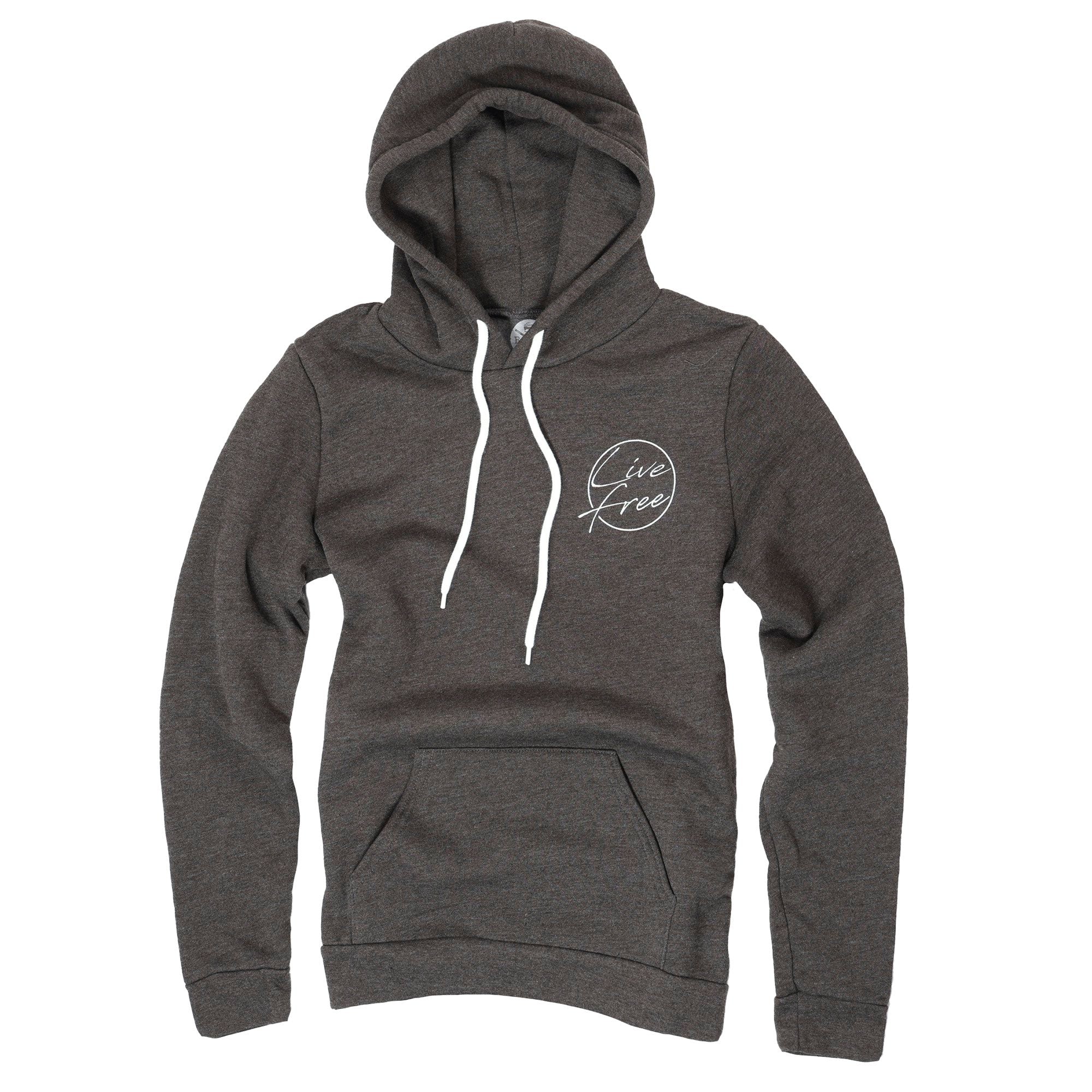 Women's American Flag Black Hoodie