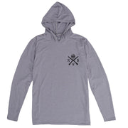 American-Made Silver Performance Hoodie