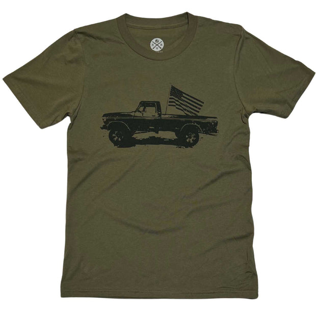 American Flag Vintage Truck Shirt Bundle | USA Made